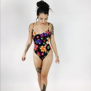 90’s Pop of Spring Onepiece Swimsuit